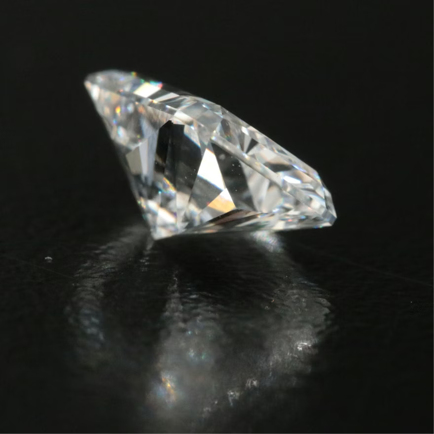 1.80 Carat Lab Grown Cut-Cornered Rectangular Modified Brilliant