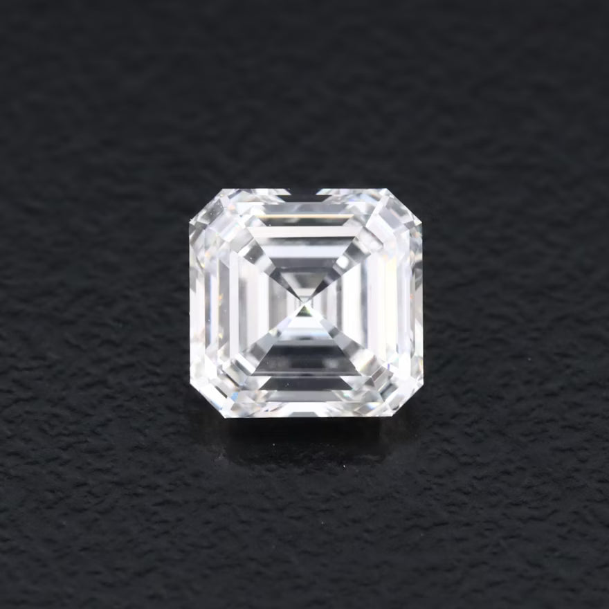 1.23 Carat Lab Grown Square Emerald