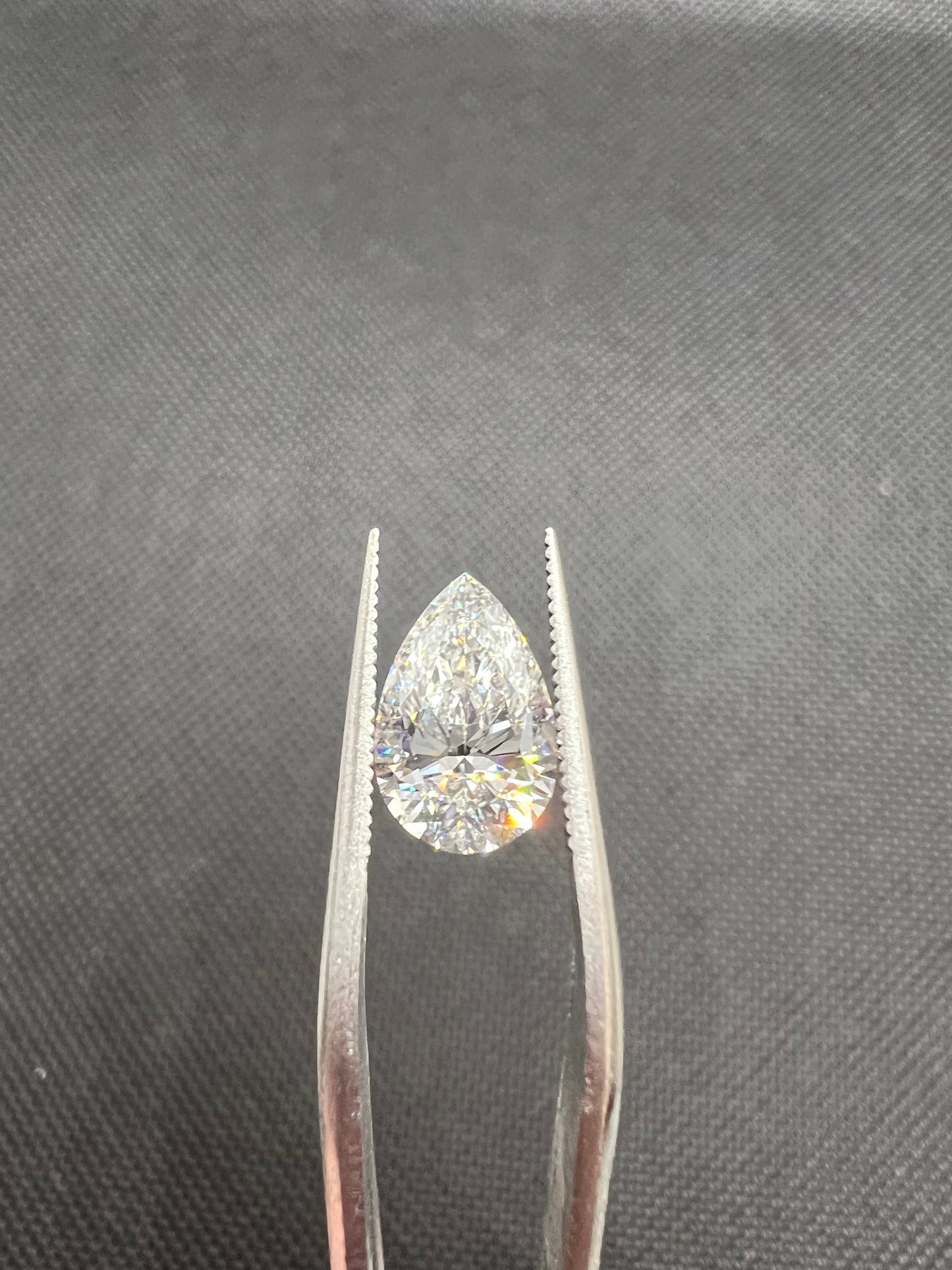 1.50 Carat Lab Grown Pear Cut Diamond