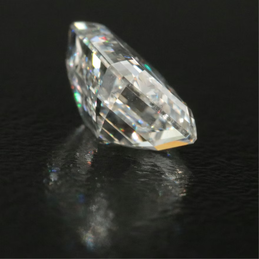 1.70 Carart Lab Grown Emerald Cut Diamond